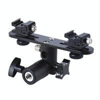 Dual Hot Shoe Flash Bracket - Compact And Versatile thumbnail