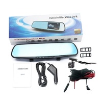 4.3 Dual-lens Hd Night Vision Driving Recorder with Parking Monitoring and Motion Detection - Vs6 Car thumbnail