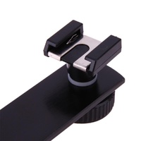 Black Metal Flash Bracket For Dslr Cameras thumbnail