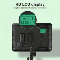 600 Led Flat Fill Light with Remote & Display - Ttv-600 thumbnail