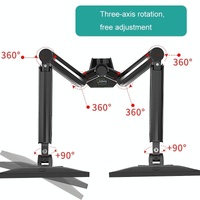 Double Screen Desktop Monitor Bracket - Air Pressure Lift thumbnail
