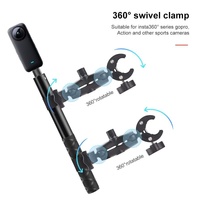 Adjustable Dual-head Handlebar Mount for Motorcycle Selfie Stick thumbnail