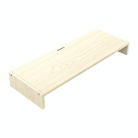 Natural Wood Monitor Stand - Holds Computer Screen thumbnail