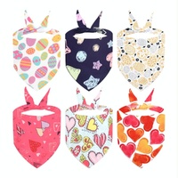 Cute Pet Triangle Towel Bib Cartoon Cats And Dogs Drool Towel Scarf - 09 thumbnail