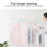 100 Disposable Transparent Dust Bags - 60x120cm - Pp Material thumbnail