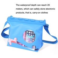 Waterproof One Shoulder Crossbody Drifting Diving Bag Medium Blue thumbnail