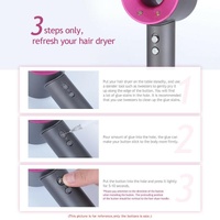 4-piece Control Button Set for Dyson Hair Dryers thumbnail