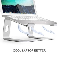 Portable Aluminum Laptop Stand - Cooling Accessory thumbnail
