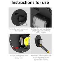 Waterproof Case for Gopro Hero11 / 10 / 9 - 30m Depth thumbnail