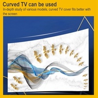 Tv Dust Cover - 30-32 Inch - Love Design - Household Cloth - Dust-proof thumbnail