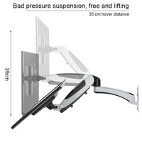 Gas Spring Wall-mounted Monitor Stand - Factory Design thumbnail