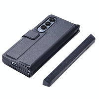 Foldable Magnetic Phone Case with Pen Holder for Samsung Galaxy z Fold 4 - Portable and Practical thumbnail