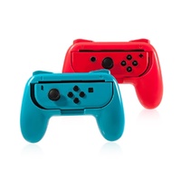 Improved Joy Con Grip for Nintendo Switch - Better Control - Red + Blue thumbnail