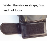 Half-Finger Boxing Gloves For Adults - Ideal For Fighting And Punching - Red thumbnail