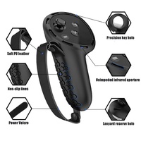 Non-slip Silicone Cover for Meta Quest 3 Vr Controllers - Black thumbnail