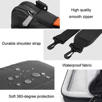 13.3-14 Inch Laptop Shoulder Bag with Messenger Style - Black thumbnail