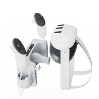 Gray Wall Mount for Meta Quest 3 Vr Helmet Charging thumbnail