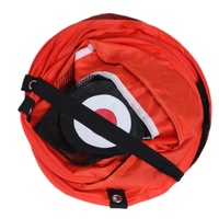 Foldable Square Golf Net for Indoor Practice - Red thumbnail