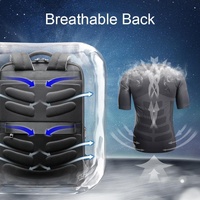 Silver Gray Multifunctional Anti-theft Laptop Backpack with Usb Charging Hole thumbnail