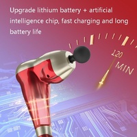 Arm Shape Usb Massage Gun For Muscle Relaxation - Red thumbnail