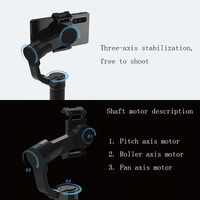 Smart Handheld Mobile Stabilizer - Anti-shake - Black thumbnail