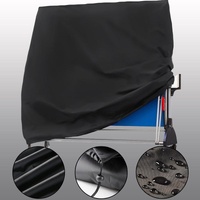 Waterproof Outdoor Table Tennis Cover - 165x70x185cm - Black / Silver thumbnail
