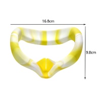 Silicone Vr Eye Cover for Oculus Quest 2 - Anti-sweat - White Blue thumbnail