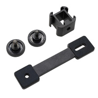 Aluminum Flashlight Bracket For Multifunctional Shoe Base With 3 Hot Boots thumbnail