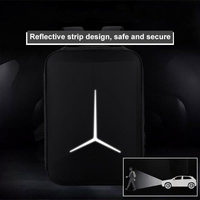 Waterproof Business Laptop Backpack with Usb Port - Multifunctional - Black - 15 Inch thumbnail