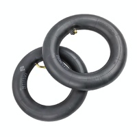 Electric Scooter Inner Tube - 10x2.5 / 2.75 45 Degree Valve Thickened Yellow Stripes thumbnail