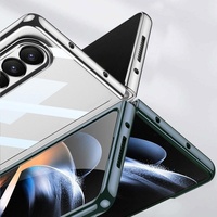 Electroplated Full Coverage Case for Samsung Galaxy z Fold 4 - Black thumbnail