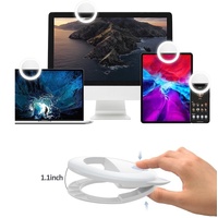 2-pack Large-capacity Live Video Conference Ring Light for Mobile Phone Selfies - Round thumbnail