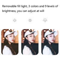 Handheld Stabilizer with Removable Fill Light and App - Black thumbnail