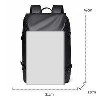 Travel Backpack for Men - Compact and Durable - Black thumbnail