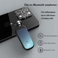 K65 Wireless Business Earbuds - Retractable Cable - Black thumbnail