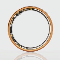 Smart Ring With Heart Rate Blood Oxygen Sleep Monitoring - Rose Gold Size 7 thumbnail