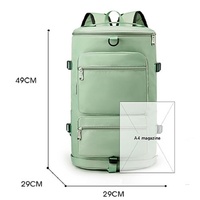 Waterproof Gym Bag - Shoe Compartment Included - Black thumbnail