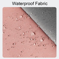 Universal Portable Laptop Liner Bag - Pink / Gray - 14.1-15.4 Inches thumbnail
