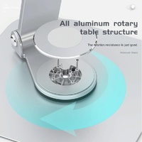 Silver Laptop Lifting Bracket - 360 Degree Rotation thumbnail