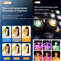 Mini Rgb Fill Light with Phone Holder - White thumbnail