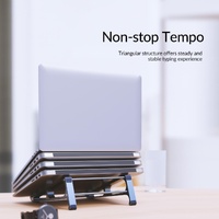 Vertical Laptop Storage Holder - Multi-functional Grey thumbnail