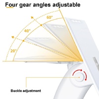 Portable Foldable Laptop Stand - Heightening Bracket Multifunctional White thumbnail