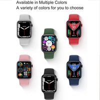 Waterproof Smart Watch With Colour Screen - 1 Inch - Black thumbnail