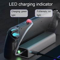 Steam Deck Charging Base Handheld Stand Charger Silver Gray thumbnail