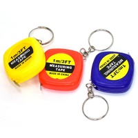 Compact Square Tape Measure Keychain - Set of 4 thumbnail