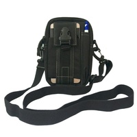 Versatile Messenger Bag With Shoulder Strap - Black thumbnail