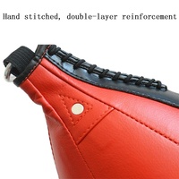 Black And White Suspended Pear-Shaped Speed Ball For Boxing - Black Red White thumbnail