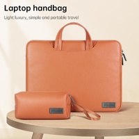 15 Inch Waterproof Laptop Bag with Power Pack and Inner Pouch - Brown thumbnail