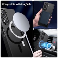 Ultra-thin Translucent Magsafe Case for Samsung Galaxy z Fold4 - Black thumbnail