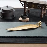 Small Sandalwood Incense Sticks - Leaf Ornaments for Crafts - Silver thumbnail